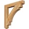 Ekena Millwork Merced Craftsman Rough Sawn Bracket, Western Red Cedar, 4"W x 30"D x 30"H BKT04X30X30MRC04RWR - alternate 1